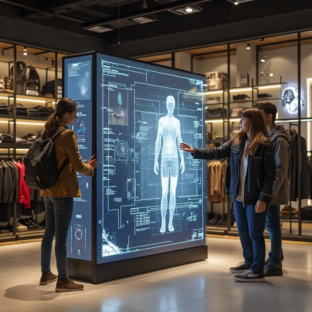 Tienda retail digitalizada